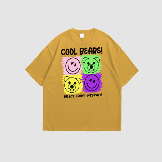 COOL BEARS تيشرت اوفر سايز