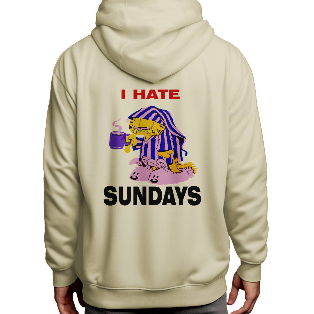 هودي بتصميم I HATE SUNDAYS