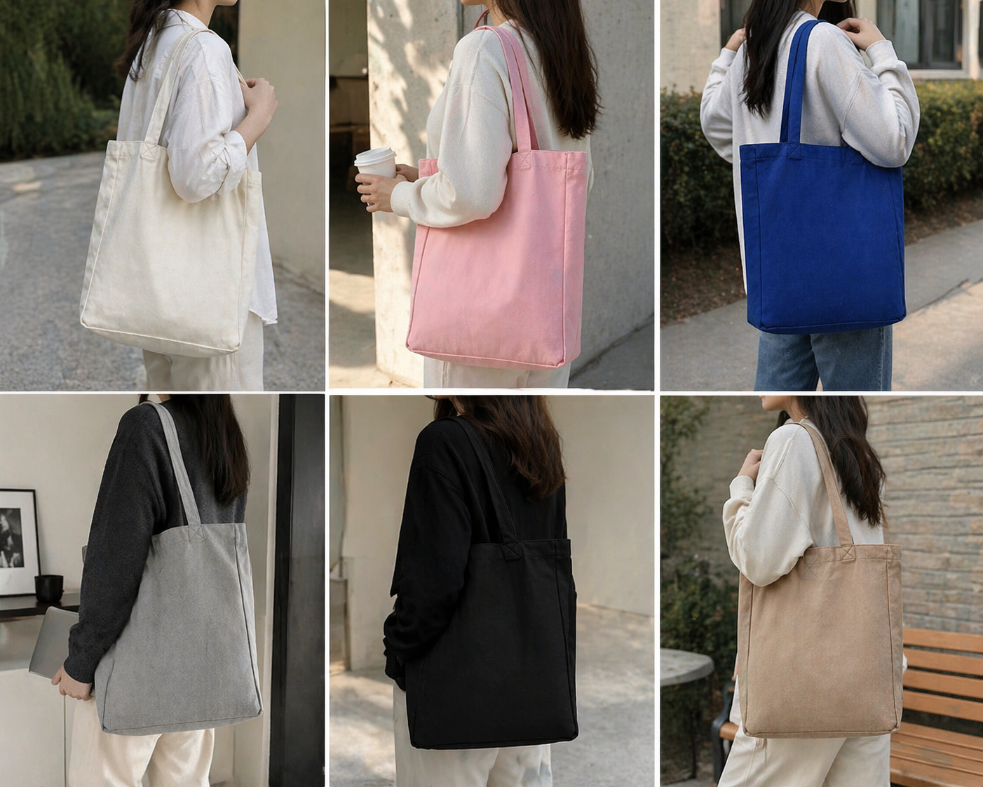 Premium Canvas Tote Bag – 100% Cotton | توت باج قماش قطني