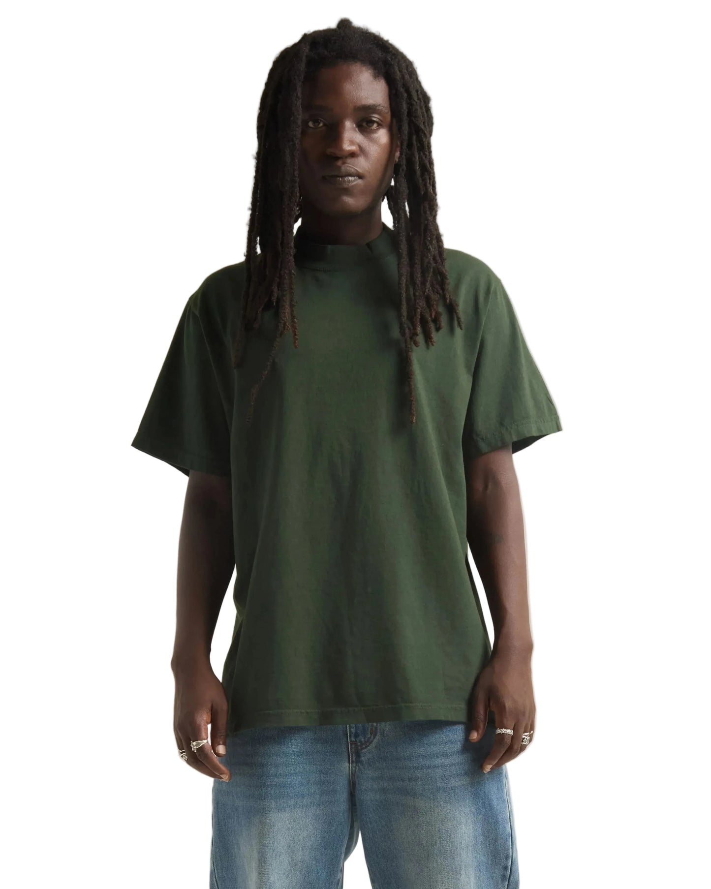 Shakawear Garment Dye T-Shirt - Moss