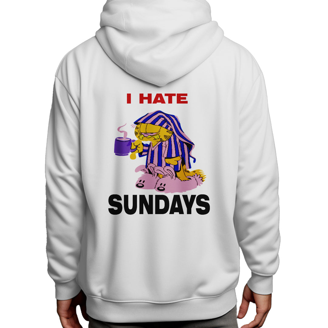 هودي بتصميم I HATE SUNDAYS