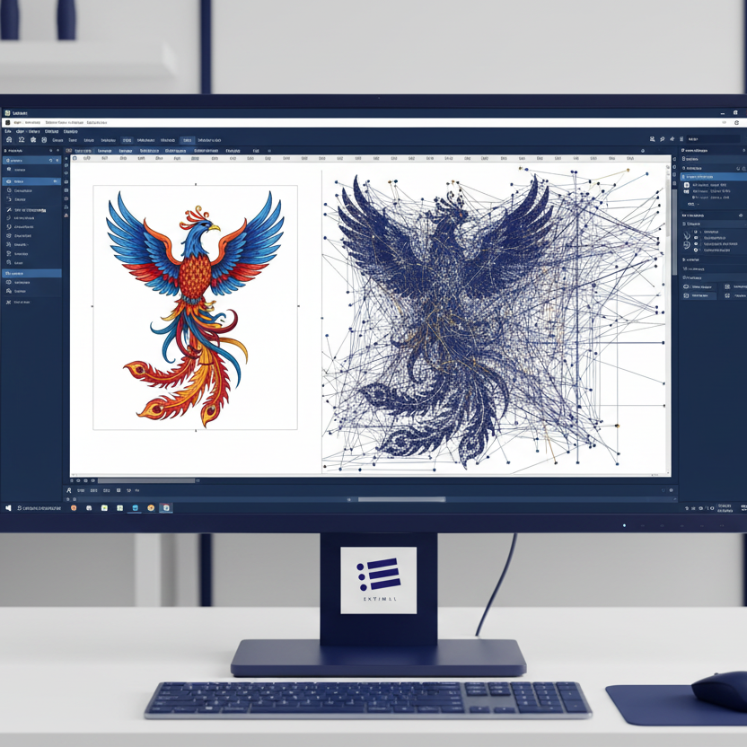 رسم التصميم | Design Digitizing