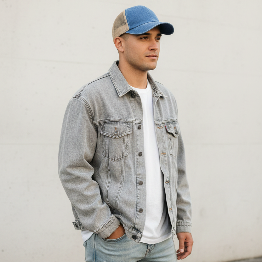 Washed Trucker Cap - Model