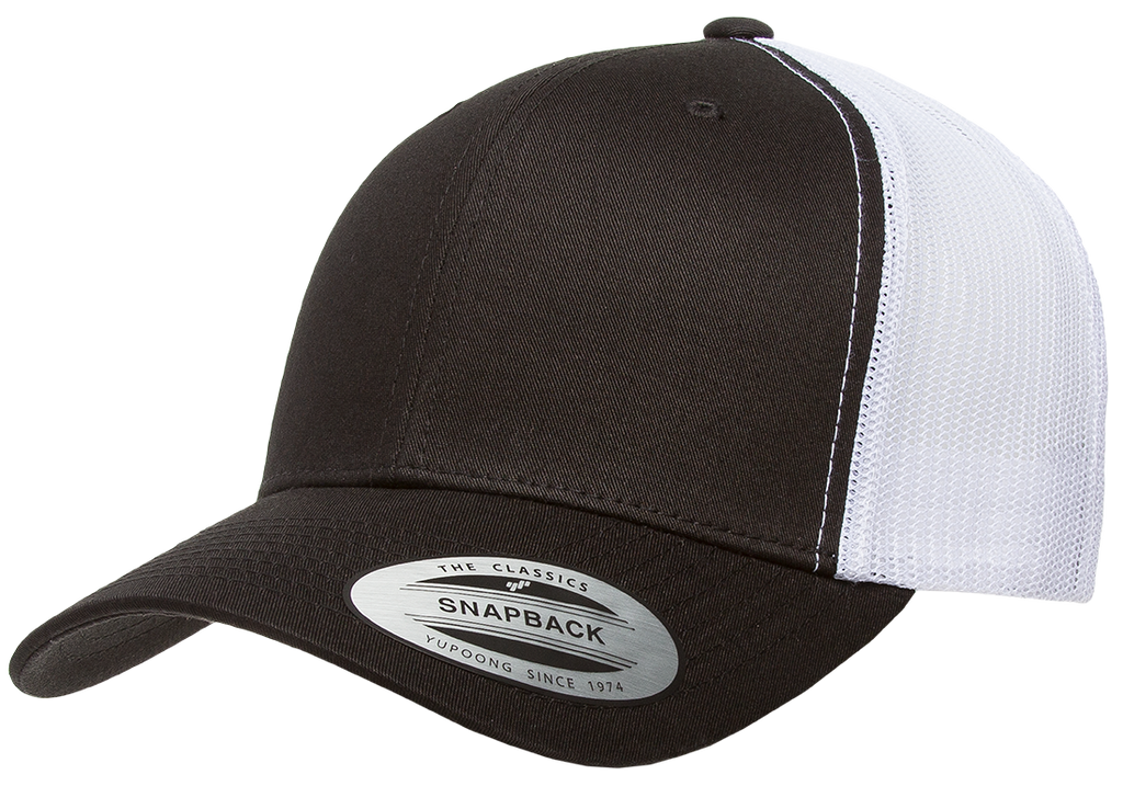 Black/White 60606T Trucker