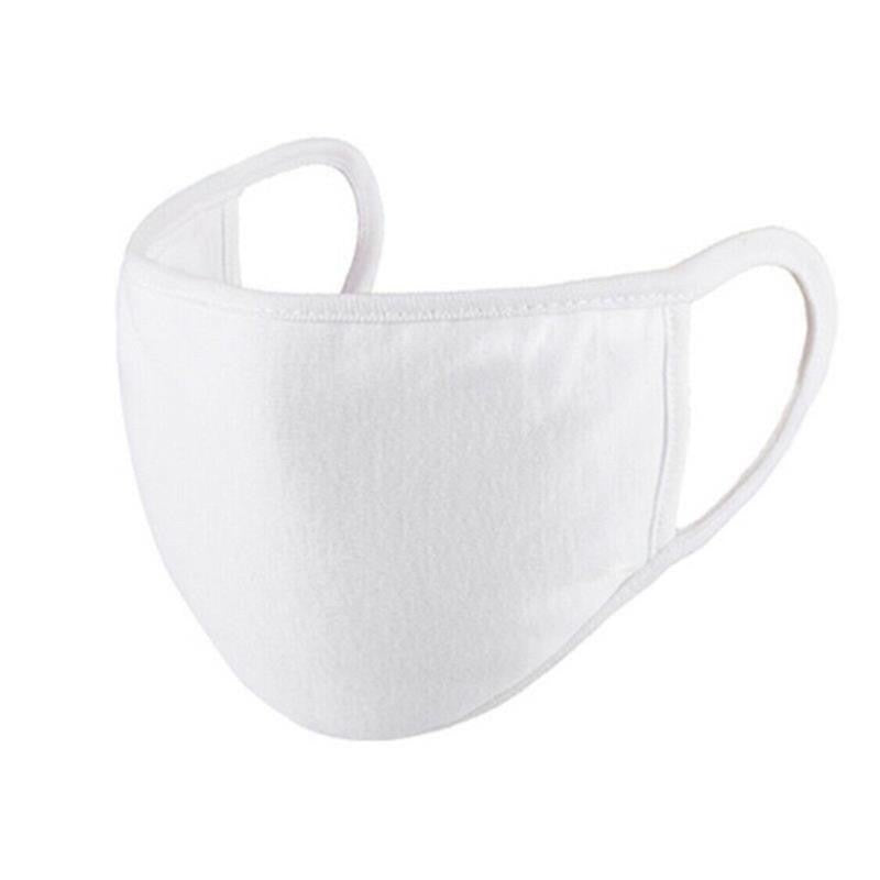 Pack 12pcs - Adult White Cotton Face Mask