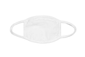 Pack 12pcs - Adult White Cotton Face Mask