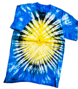 Tie Dye T-shirt Sunburst Major Division