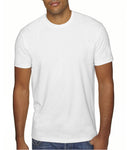 Next Level White Cotton T- shirt